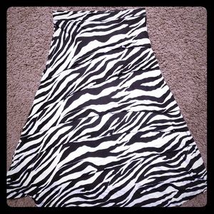 INC Brown and White skirt, size 2